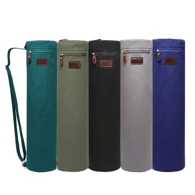 70×14cm 면 캔버스 지퍼 패션 요가 매트 가방 정규적 색깔
