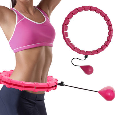 ABS 핑크색 훌라후프는 성인들 무게를 지운 디지털 스포츠 요가 건강 벨소리를 벨을 울려 부릅니다